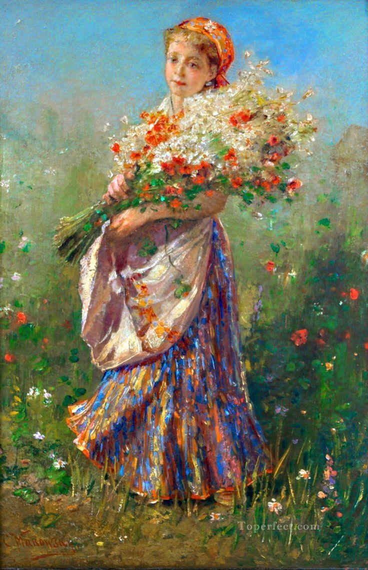 Mujer Bonita 19 Impresionista Pintura al óleo